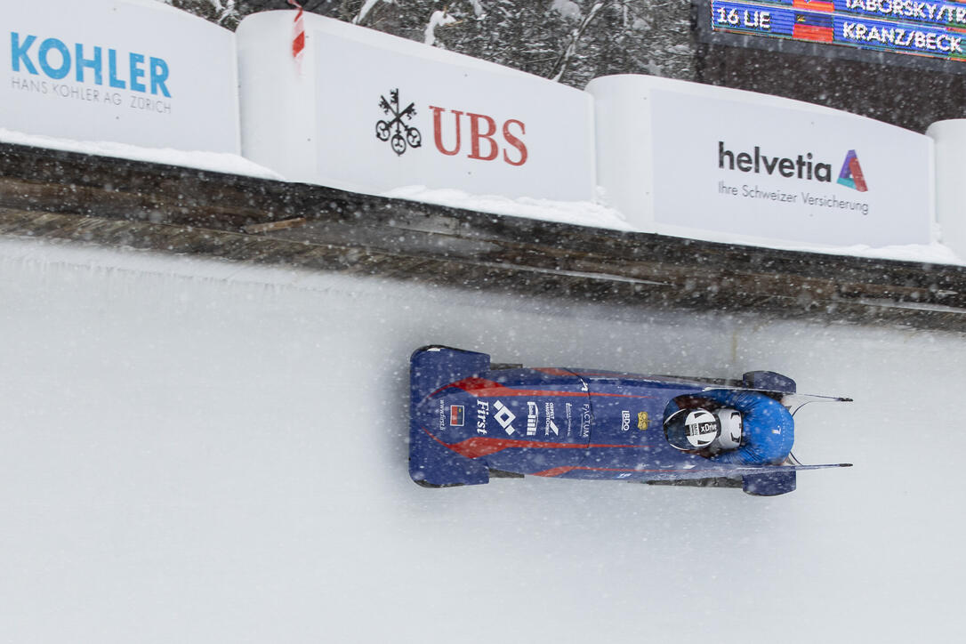 Junioren-WM 2er Bob in St. Moritz