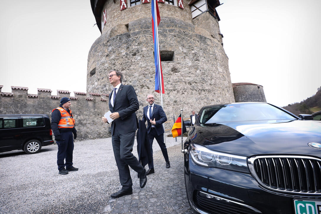 Neujahrsempfang für das diplomatische Corps auf Schloss Vaduz