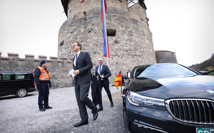 Neujahrsempfang für das diplomatische Corps auf Schloss Vaduz