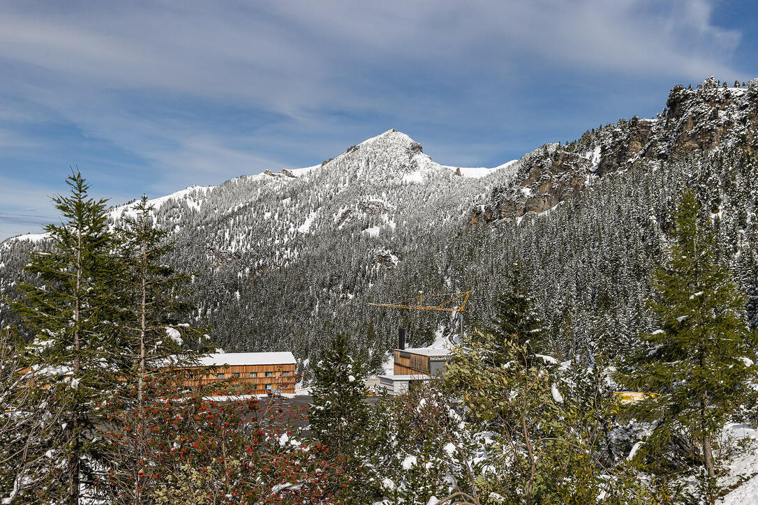 Erster Schnee in Liechtenstein