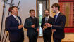 Eintragung in das Goldene Buch auf Schloss Vaduz (26.09.2025)