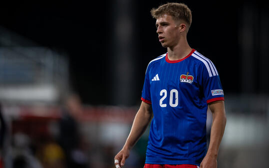 Alessio Hasler im Spiel gegen Litauen