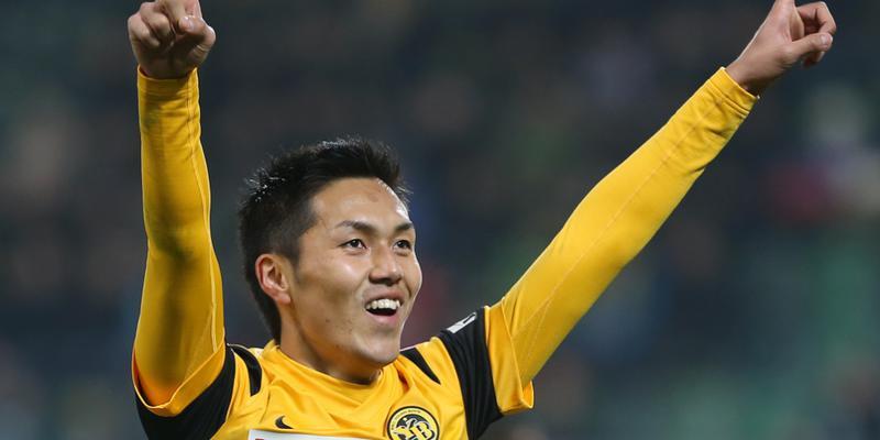 Yuya Kubo jubelte in dieser Saison schon &uuml;ber 9 Meisterschaftstore