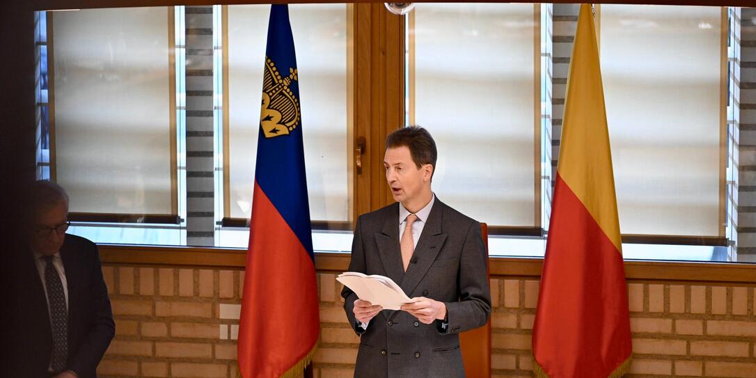 Erbprinz Alois an der Landtagseröffnung 2026