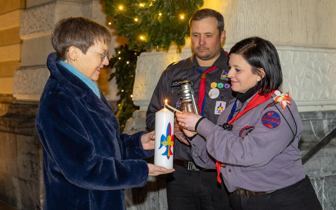 Friedenslicht 2025 in Liechtenstein (17.12.2025)