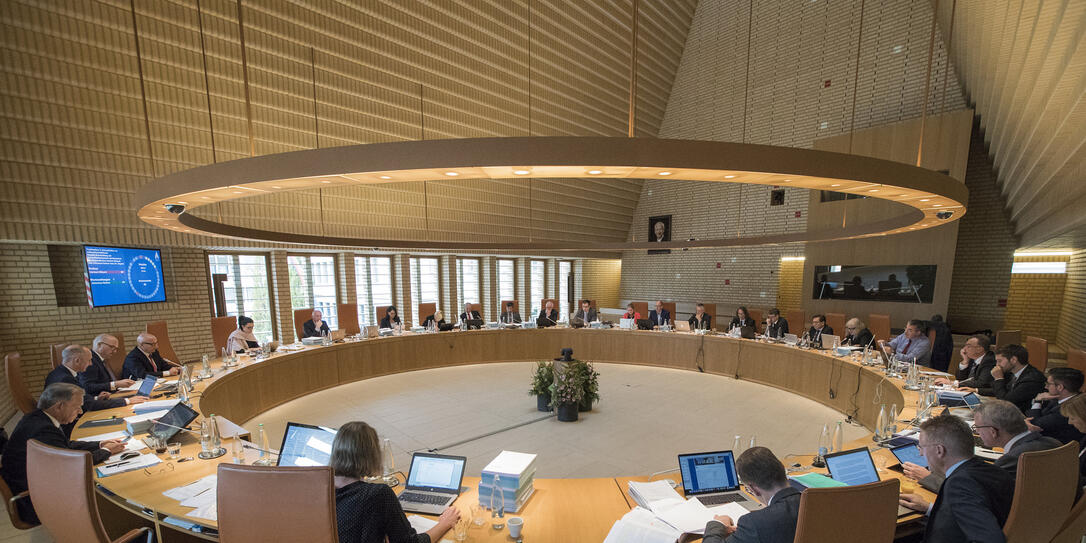 Liechtensteiner Landtag in Vaduz