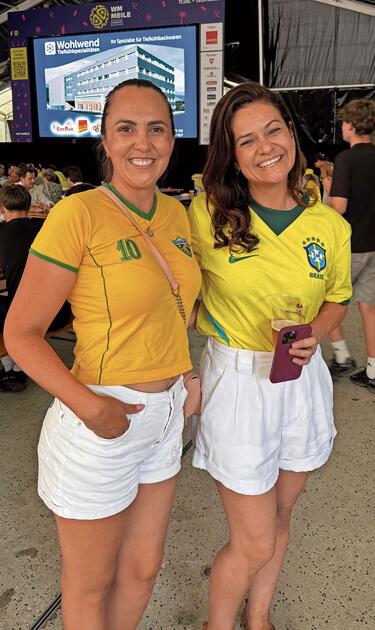 WM Sechzehntelfinale Brasilien gegen Japan an der WM-Meile in Vaduz