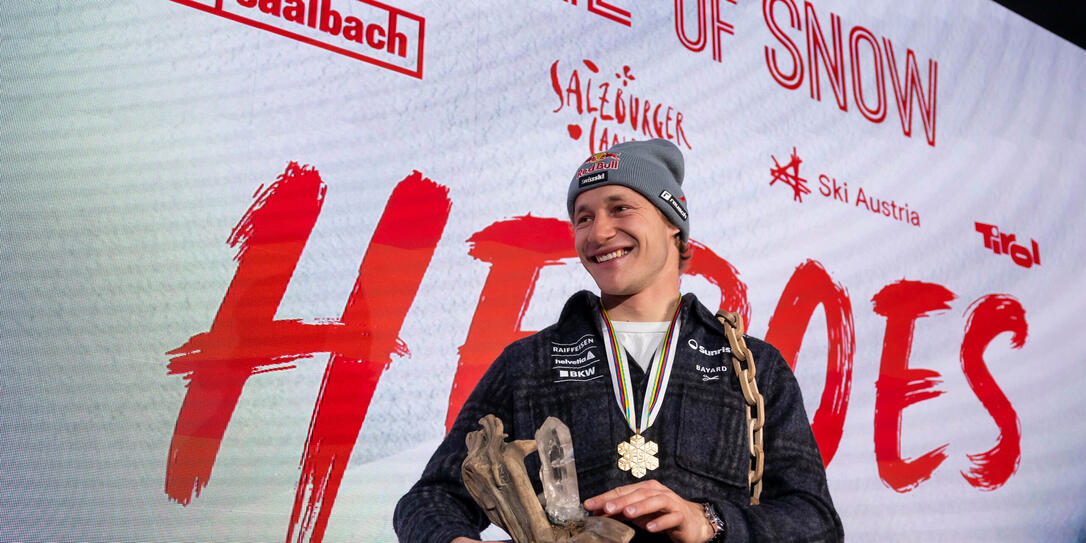 Marco Odermatt wurde auch von den österreichischen Fans gefeiert. Marco Odermatt wurde auch von den österreichischen Fans gefeiert.