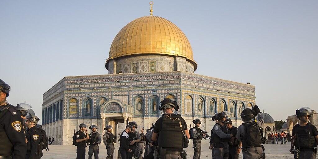 Der Felsendom in der Altstadt Jerusalems: Der Fels, über dem der Schrein gebaut wurde, ist sowohl für Muslime als auch für Juden heilig.