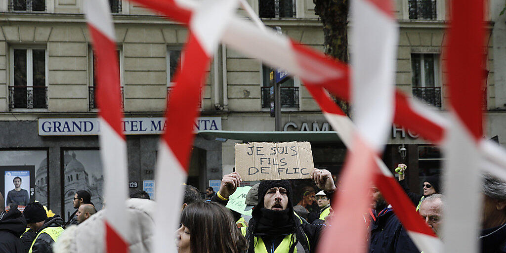 Die Reihen bei den "Gelbwesten"-Protesten in Frankreich lichten sich: Am Samstag sank die Anzahl der Demonstrierenden auf den niedrigsten Stand seit Beginn der Proteste.