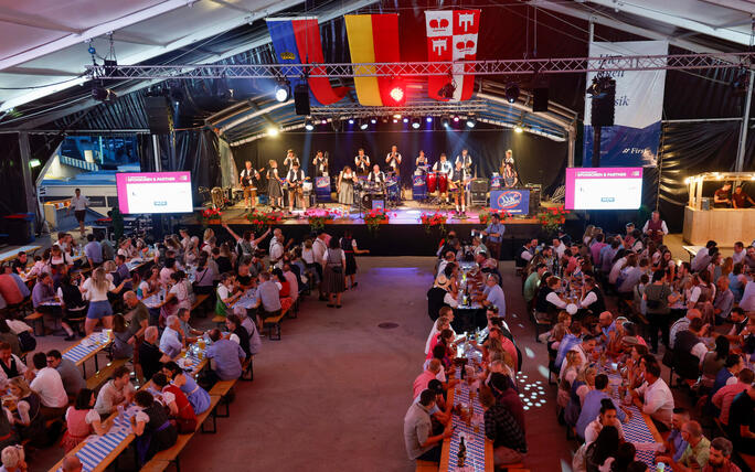 Auftakt zum 77. Verbandsmusikfest mit dem Bayerischen Abend in Vaduz