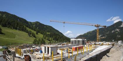 Baustelle Parkhalle Malbun Baustelle Parkhalle Malbun