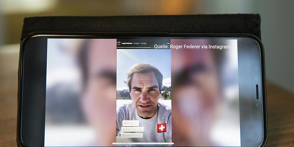Roger Federer nahm die Challenge von Bundesrat Alain Berset auf und ruft auf Instagram eindrücklich zur Einhaltung der Regeln gegen das Coronavirus auf
