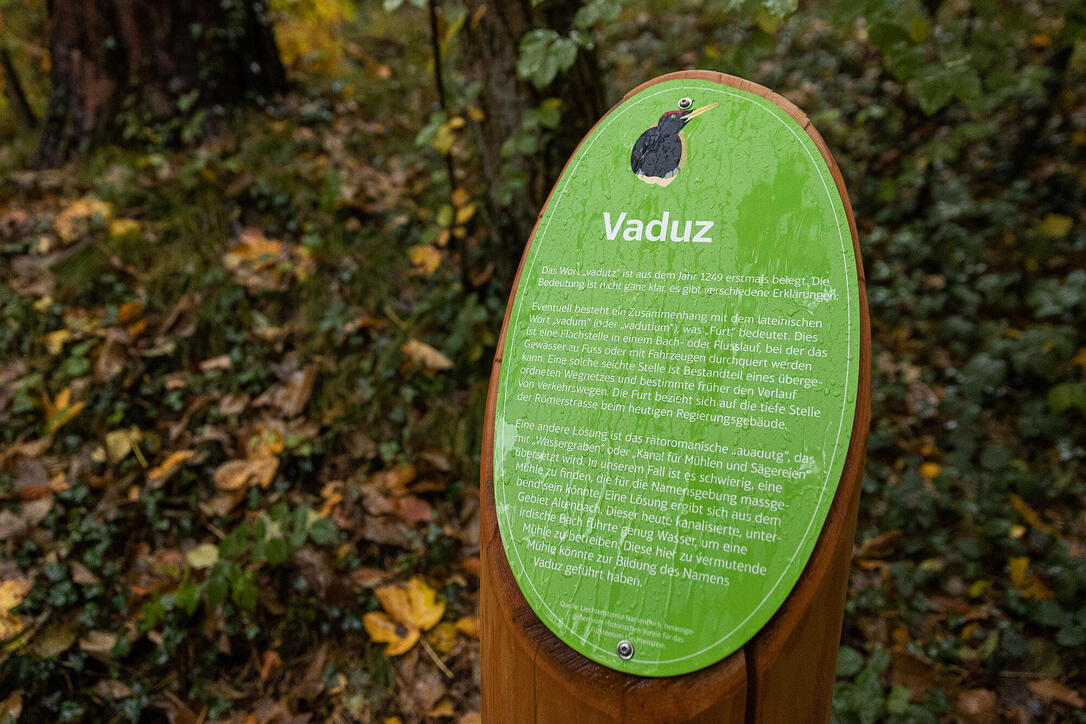 Eröffnung Walderlebnispfad in Vaduz