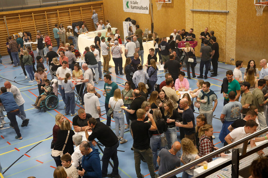 Fr&uuml;hlingsfest in Grabs, St. Gallen, Schweiz