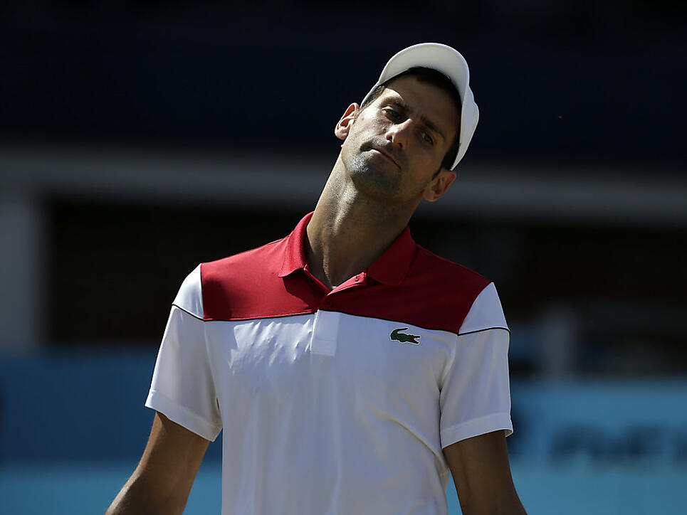 Novak Djokovic musste sich im Final im Queen's Club von London Marin Cilic geschlagen geben