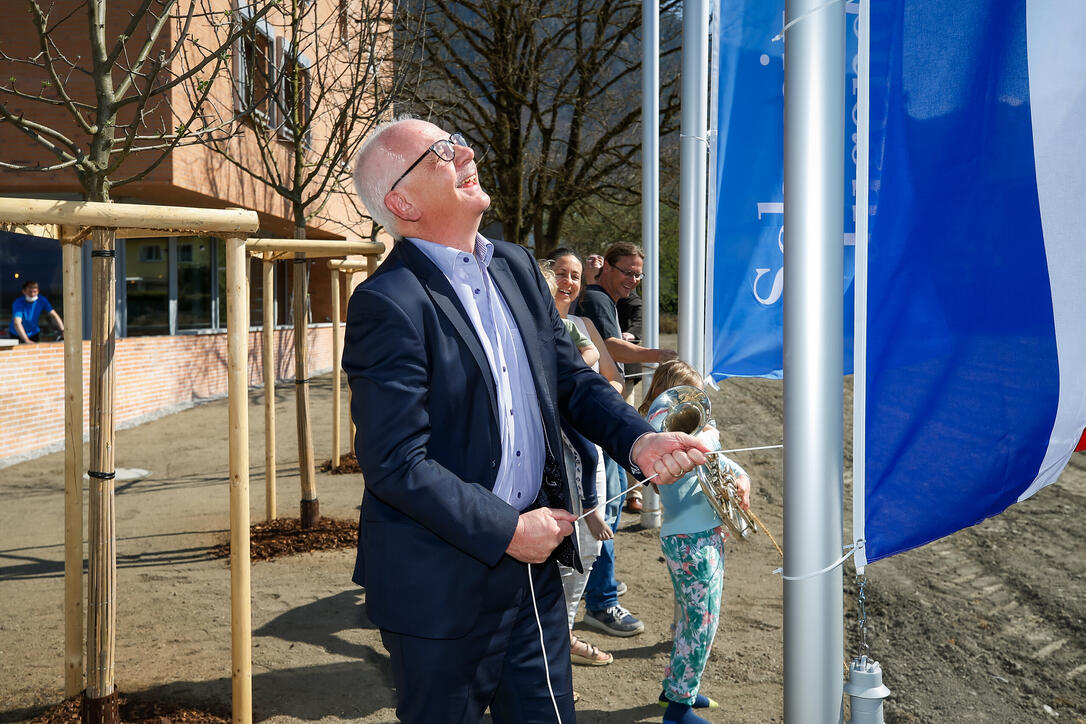 Liechtenstein Schaan Vaduz Neueroeffnung Jugendherberge