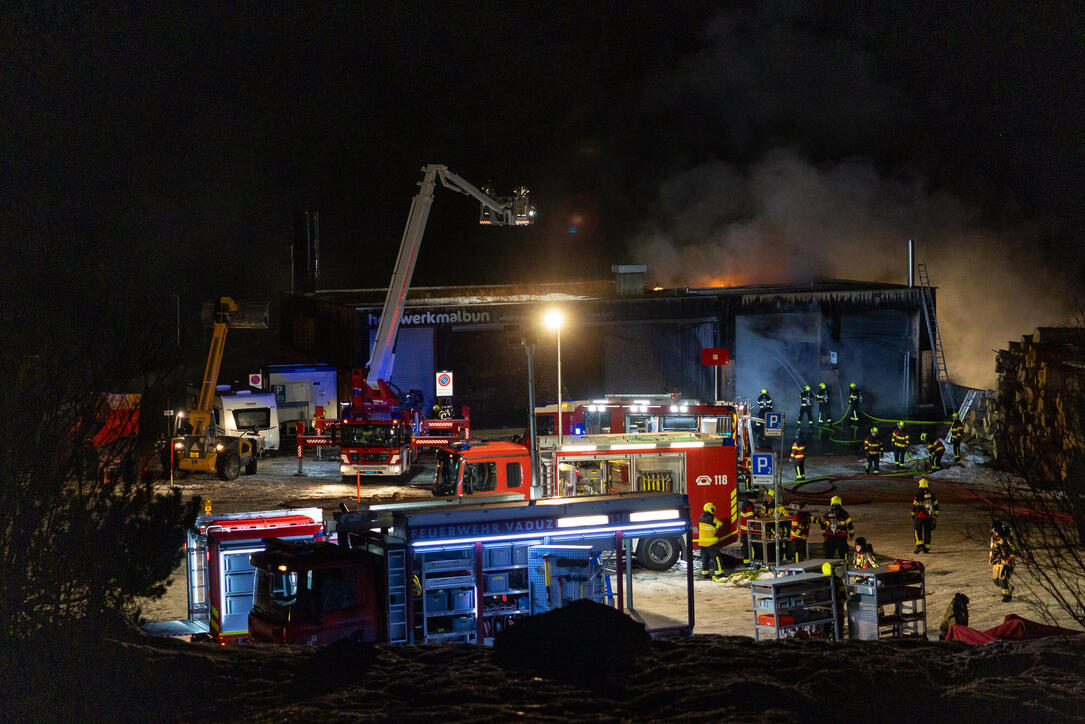 Brand Heizwerk Malbun (16.12.2025)