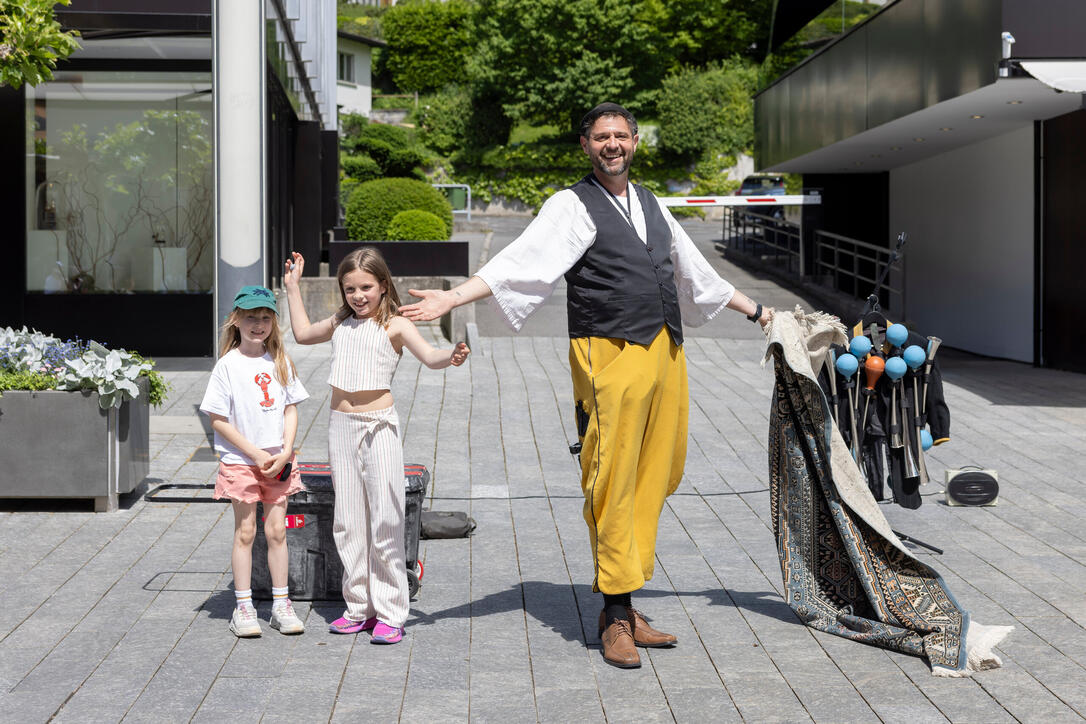 Buskers Strassenkunstfestival in Vaduz