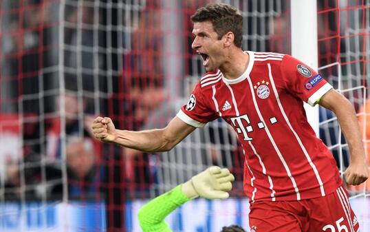 Thomas Müller brachte Bayern München früh auf Kurs
