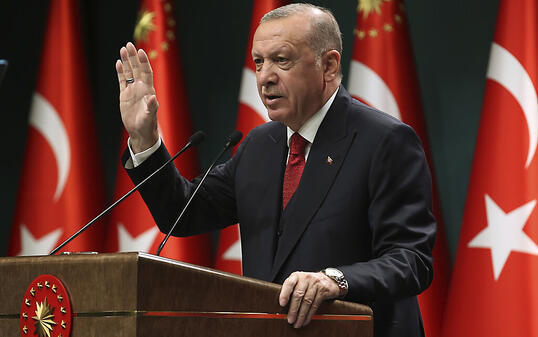 Der türkische Präsident Recep Tayyip Erdogan schickt das Forschungsschiff "Oruc Reis" erneut in Gebiete der Ägäis, die zwischen der Türkei und Griechenland umstritten sind. (Archivbild)