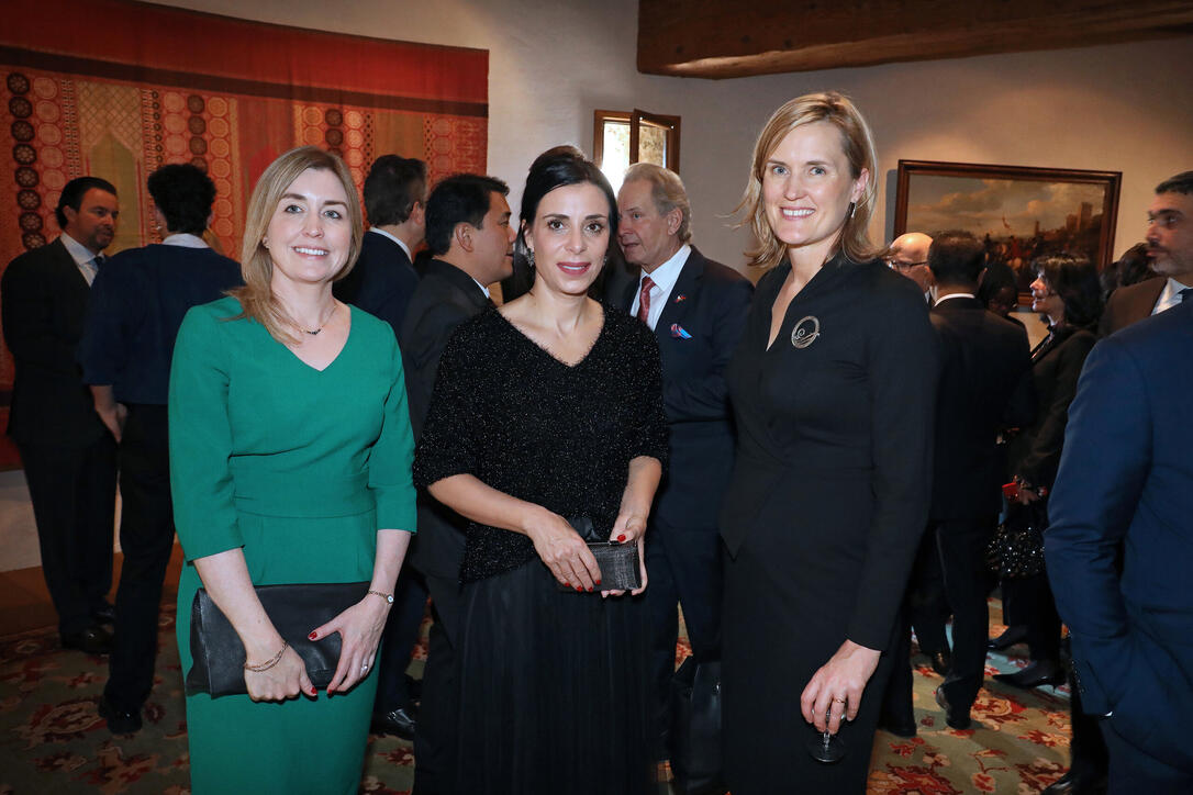 Neujahrsempfang für das diplomatische Corps auf Schloss Vaduz