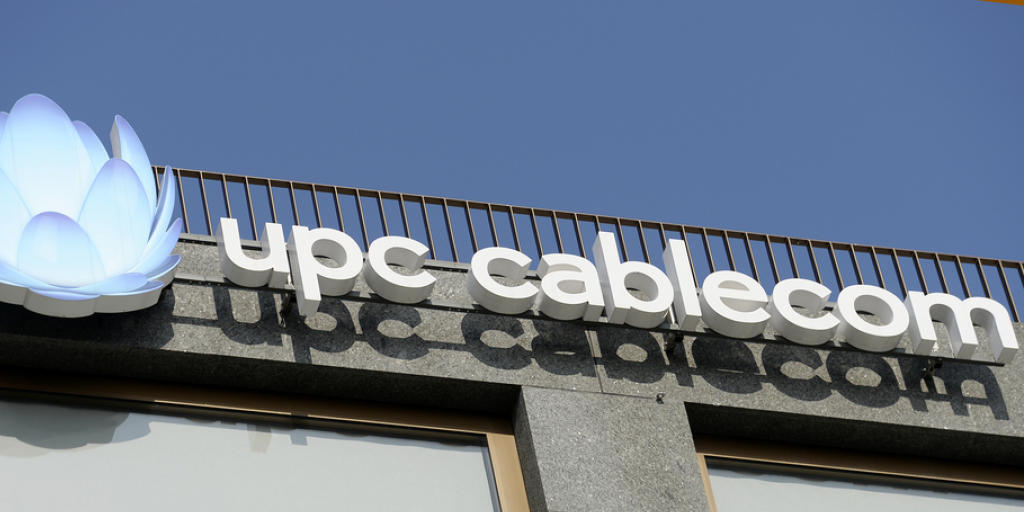 Dank der Mobilfunksparte und Geschäftskunden steigerte UPC (hier noch das alte Logo) den Umsatz im ersten Quartal.