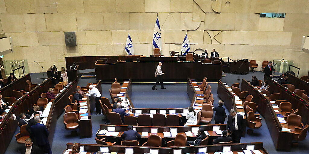 Das Parlament Israels (Knesset) stimmte am Mittwoch für seine Auflösung.