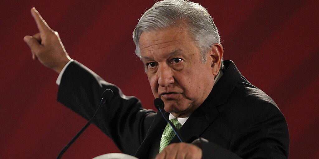 "Man weiss gar nicht, wo dieses Geld landet": Mexikos Präsident Andres Manuel Lopez Obrador. (Archivbild)