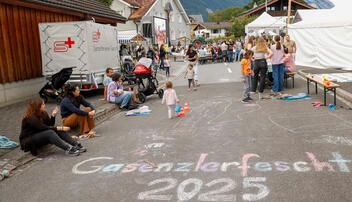 Gasenzlerfest, Gams, St. Gallen, Schweiz.
