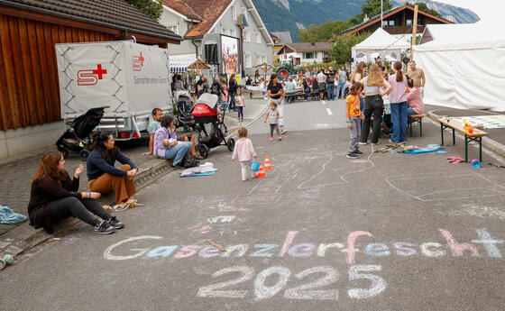 Gasenzlerfest, Gams, St. Gallen, Schweiz.