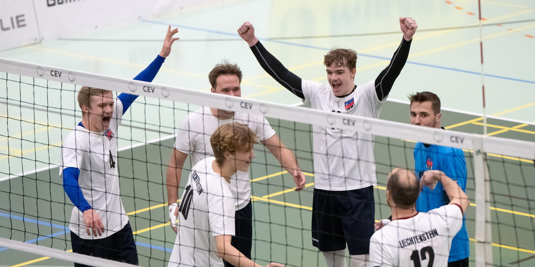 Liechtensteiner Volleyballer feiern zwei Siege zum Abschluss