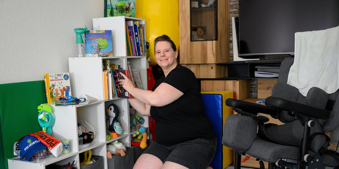 Rebecca Risch, Mutter eines behinderten Kindes