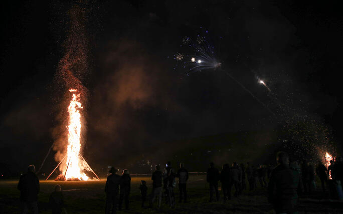 Fackel- und Lampionzug in Gamprin (08.03.2025)