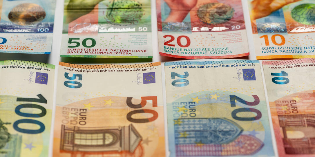 Der Franken ist mehr wert als der Euro