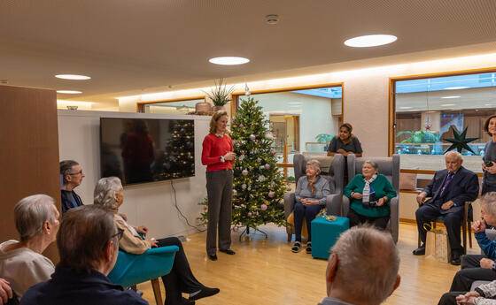 Weihnachtsbesuch von I.K.H. Erbprinzessin Sophie im LAK Haus Eschen und Mauren (15.12.2025)