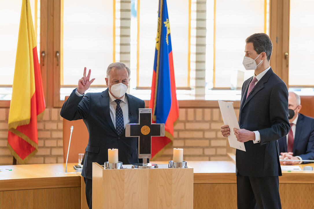 Landtagseröffnung 2021 in Vaduz