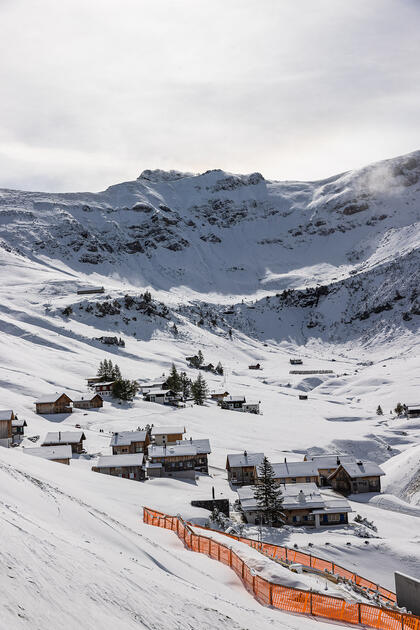 Erster Schnee in Liechtenstein
