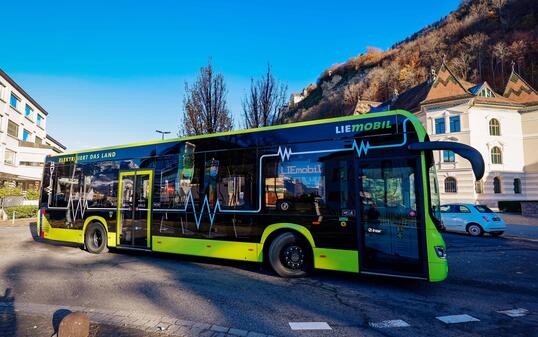 Liechtenstein Vaduz LIE-Mobil Elektrobus
