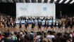 Liechtensteiner Delegation bei der Gymnaestrada 2023 in Amsterdam