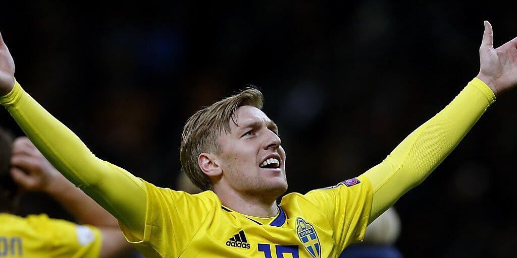 Schweden mit Emil Forsberg will wieder einmal siegreich in eine WM starten