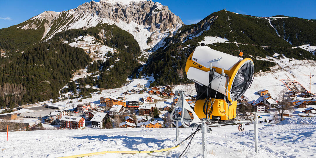 Schneekanone in Malbun Schneekanone in Malbun