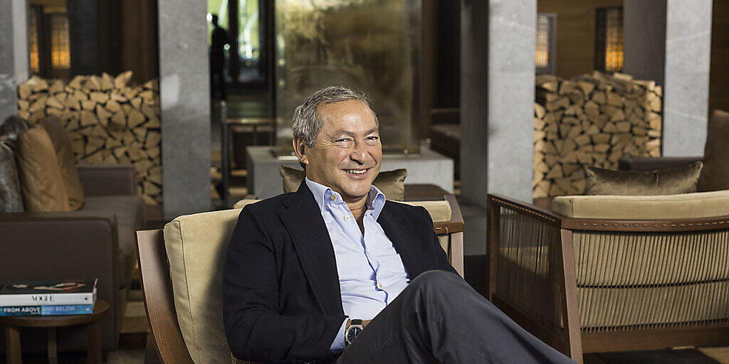 Der ägyptische Investor Samih Sawiris in seinem Luxushotel "The Chedi" in Andermatt: 2020 soll es jeden Monat schwarze Zahlen schreiben. (Archivbild)