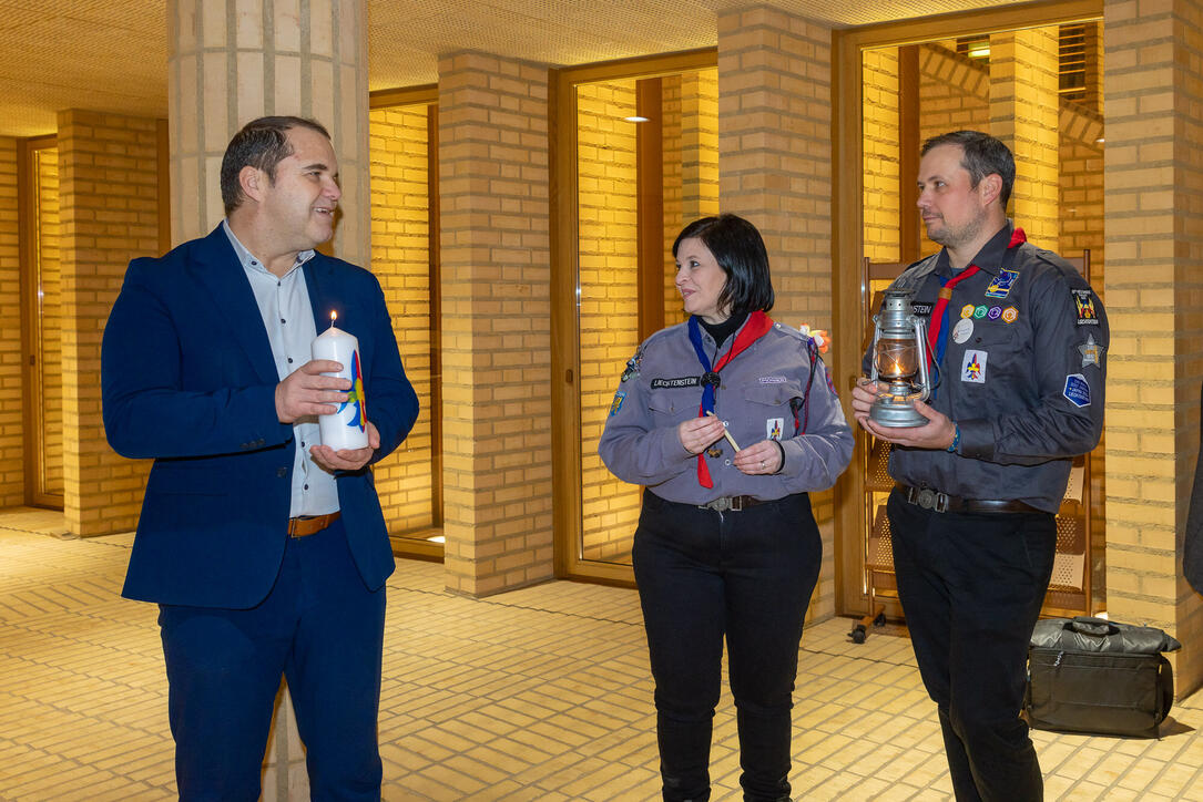 Friedenslicht 2025 in Liechtenstein (17.12.2025)