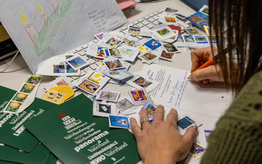 Weihnachtskarte in Vaduz