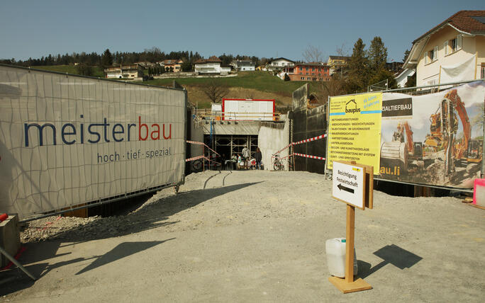 Tag der offenen Baustelle Kindergarten und Doppelturnhalle in Ma