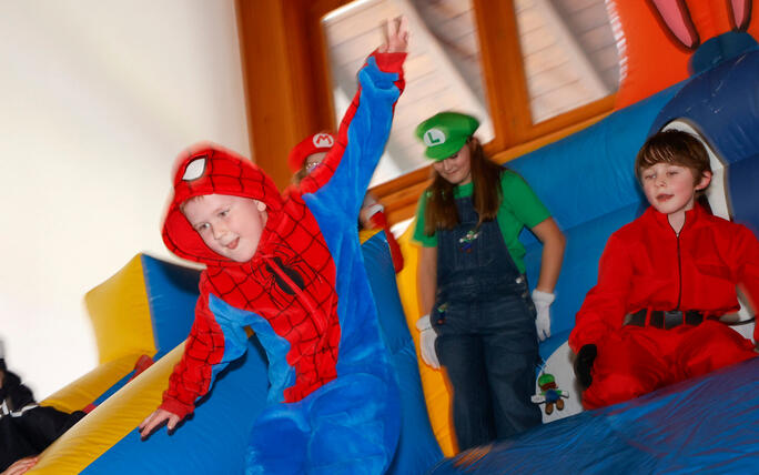 Kinderfasnacht in Schellenberg.