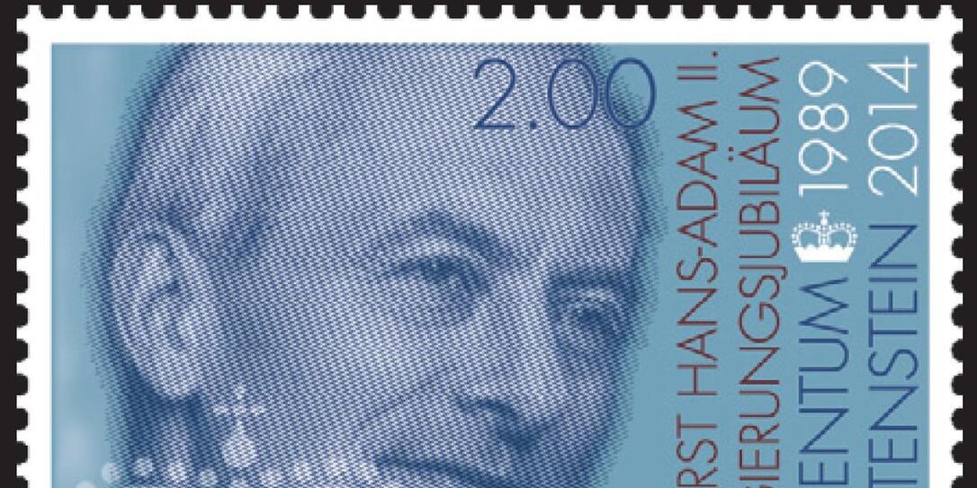 Briefmarke Fürst 25 Jahre