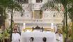 Religious Wedding at San Pedrp Clover ancient Church in Cartagena of Cloclo Echavarria with HSH Prince Josef of Lichtenstein.