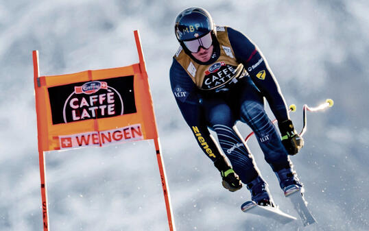 Marco Pfiffner will bei der heutigen Abfahrt voll angreifen.